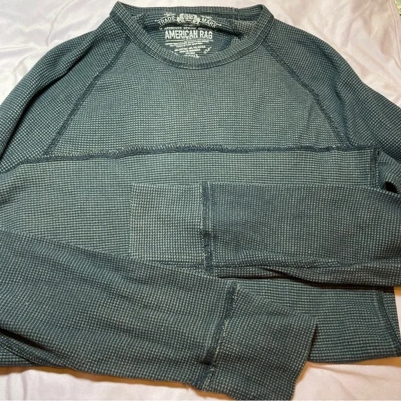 American Rag Raglan Sleeve Sweater Size Small Cotton Gray Color - Picture 12 of 15